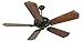 Craftmade K10964 Flat Black CXL with 56" Custom Carved Ophelia Walnut/Vintage Madera Blades