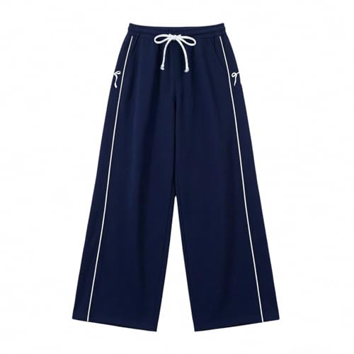 Pantalones holgados para niñas de estilo deportivo versátil y uso diario