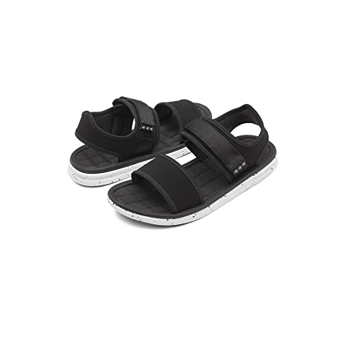 Image of Volcom Men's Recliner Slide Sandals - Comfort Foam Footbed, Water-friendly Nubuck Strap Slides