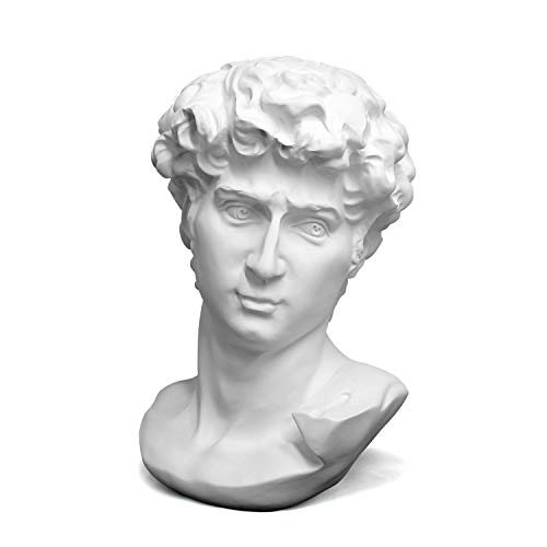 Estatua griega mini David clásico 12 pulgadas miniatura 1