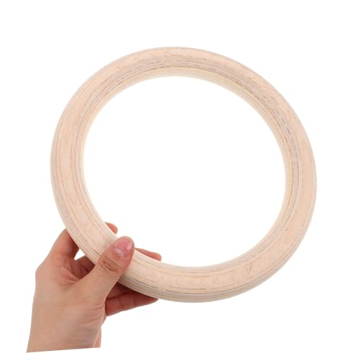 Anillas de gimnasia de madera con correas ajustables miniatura 3