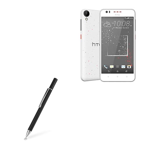 BoxWave Stylus Pen Compatible with HTC Desire 825 - FineTouch Capacitive Stylus, Super Precise Stylus Pen - Jet Black