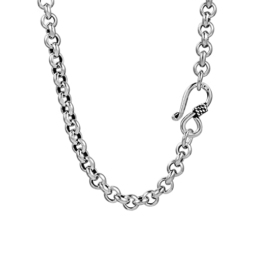 Collier Homme Argent 925 à Maille Jaseron Idéal pour vos Looks Rock