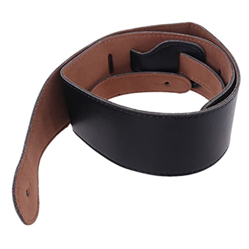CZDYUF Sangle Épaisse Réglable en Cuir PU Souple pour Guitare Acoustique Électrique Basse Accessoires Noirs - Les Beatles, Paul McCartney, John Lennon, RIngo Starr, George Harrison CZDYUF Sangle Épaisse Réglable en Cuir PU Souple pour Guitare Acoustique Électrique Basse Accessoires Noirs