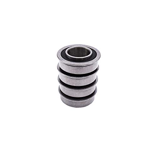 Front Wheel Bearing Flanged Ball Bearings 532009040 532124959 AM118315 AM127304 Replacement for Husqvarna John Deere Ariens MTD for Lawn Mower Wheelbarrows