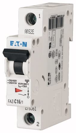 Interruptor Eaton FAZ-S3/1 automatico magnetotermico 3A 1P curva S pack de 12 unidades para cuadro