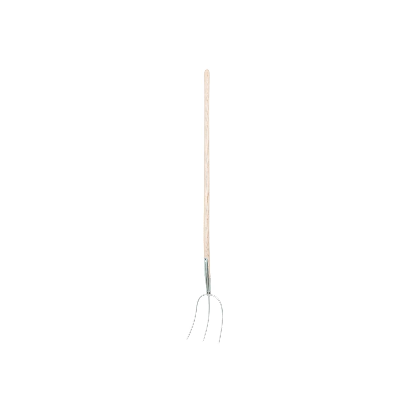 Forca per fieno a 3 denti con manico – giardinaggio, attrezzi, orto, giardino, manutenzione, foglie