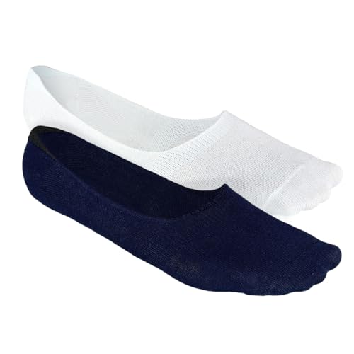 Image of HEELIUM Bamboo No Show Socks for Men | Odour Free & Breathable | 3X Softer Than Cotton Socks | Low Cut Socks | Size (UK 6-10)