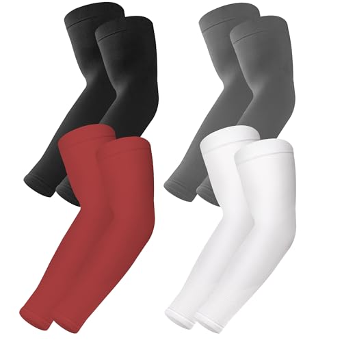 Image of BHYTAKI UV Sun Protection Arm Sleeves, UPF 50 Sports Cooling Arm Compression Sleeves for Men Women Teenager