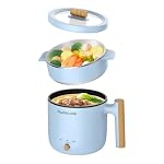 Audecook – Audecook Elektrischer Kochtopf 1.8L, Nudelkocher mit Antihaf