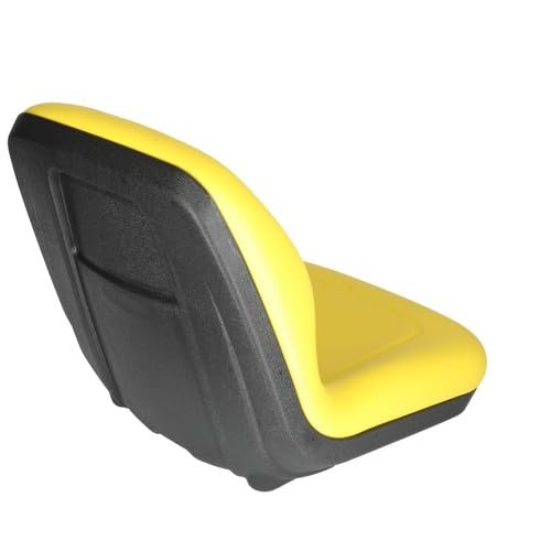 Bucket Seat Vinyl Yellow fits John Deere 655 755 855 955 4200 4210 4300 4310 4400 4410 4500 4510 4600 4610 4700 4710 5105 5205 655 890 856 AT315073 RE72933 fits Caterpillar GG420-33358 fits Komatsu