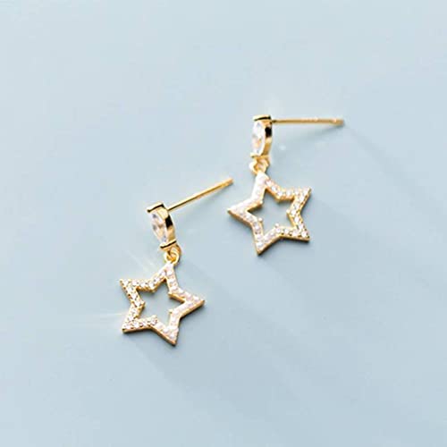 Boucles d'oreilles S925 en perles de coquille et étoiles le cadeau idéal pour femme