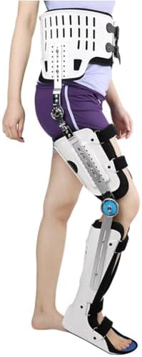 Orthosis Foot Drop Splint，Hip Knee Ankle Foot Orthosis for Hip Fracture Rehabilitation Equipment Fixed Brace Femoral Femur Fracture Hip Instability Fixation Of Lower Limb Paralysis Leg (Righ