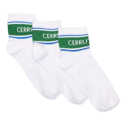 Cerruti 1881 Lot de 3 paires de chaussettes semi-montantes Lowcut - 39/42 Vert