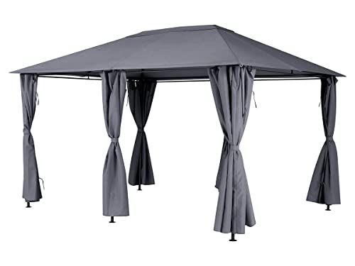 Hespéride Toile de Remplacement Ardoise pour tonnelle Santorini