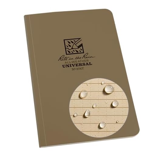 Rite in the Rain Allväder Soft Cover Notebook, 4 5/20,3 cm x 7 1/10,2 cm, Universellt mönster (nr 374) hudfärger