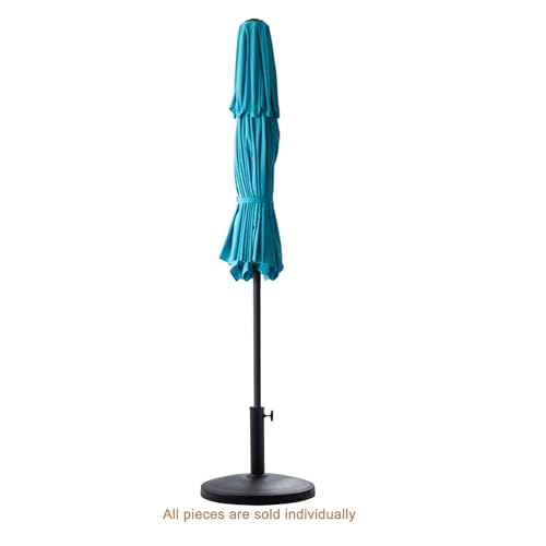 C-Hopetree 22 lb Heavy Duty Round Base Stand for Outdoor Patio Market Table Umbrella, Black by C-Hopetree - Used condition - Image 5
