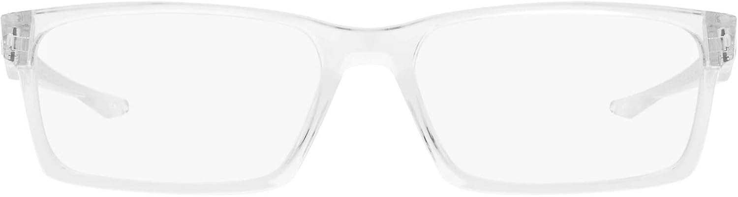 Oakley OX8060 - Marco rectangular para lentes recetados para hombre, pulido transparentedemo, 2.244in, Lente transparente pulidade demostración