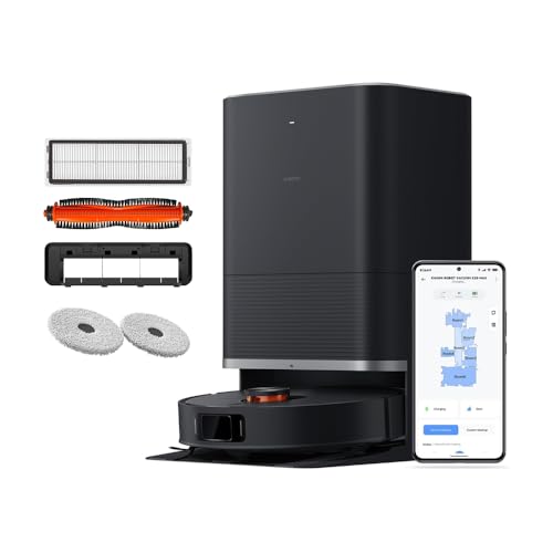 Xiaomi Robot Vacuum X20 Max, Base Tout-en-Un avec Lavage Auto à Eau Chaude & séchage, 8000Pa...
