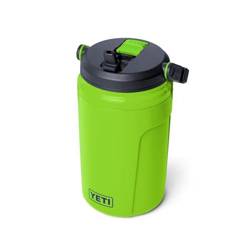 Image of YETI Silo 40 oz Insulated Magslider Straw Cap Water Jug - Leakproof, Lightweight Sports Bottle with Fence Hook Handle - Keeps Drinks Ice-Cold - Ideal for Gym, Sports & Tournaments, Venom