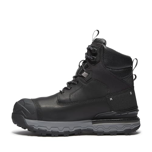 Image of Timberland PRO Men's 6 Grey /Black Boondock Comp Toe WP SR Boot