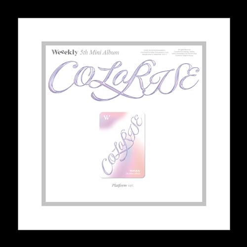Weeekly ColoRise mini album avec photocards exclusives pour compléter votre collection K-pop