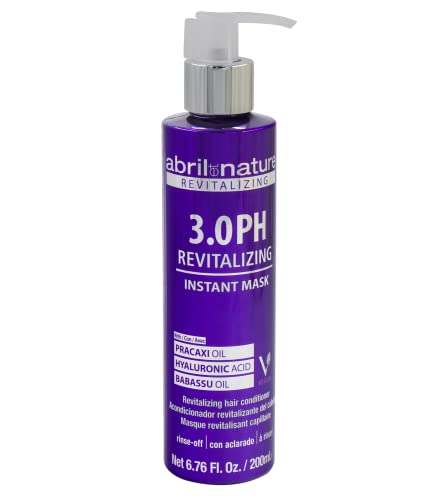 abril et nature - 3.0 PH Revitalizing - Mascarilla Sin Sulfatos ni Parabenos - Cuida tu Cabello después de Trabajos Técnicos como Tintes - Mantiene y Encapsula el Color - Prolonga tu Color - 200 ml