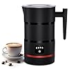 Milk Frother, Milk Frother Electric, Coffee Frother, Frother, Milk Steamer, Hot Chocolate Maker, Milk frothers, Velvetiser (Black)