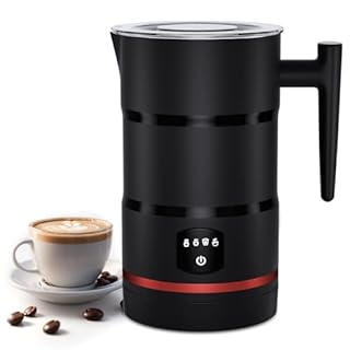 Milk Frother, Milk Frother Electric, Coffee Frother, Frother, Milk Steamer, Hot Chocolate Maker, Milk frothers, Velvetiser (Black)