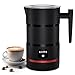 Milk Frother, Milk Frother Electric, Coffee Frother, Frother, Milk Steamer, Hot Chocolate Maker, Milk frothers, Velvetiser (Black)