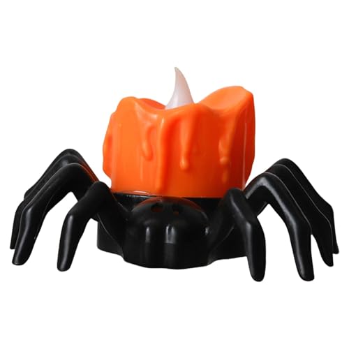 Velas de Halloween con parpadeo para decorar mesas terríficas y fiestas infantiles