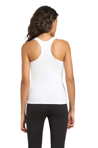 Image of Van Heusen Women's Racerback 100% Cotton Tank Top | Super Combed Cotton | Breathable Fabric | Anti-Bacterial Tech | Color Fresh Technology | Keeps You Fresh | Sweat Absorbent | Everyday Comfort | Style 11202 | Available in Pack of 1 & 2