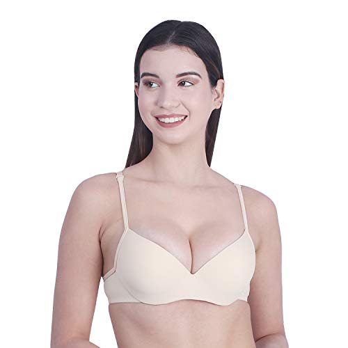 Image of Brachy Women's Poly Cotton Padded Wired Push-Up Bra