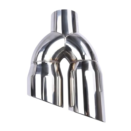 Embout de silencieux d'échappement en inox de qualité supérieure double sortie en Y