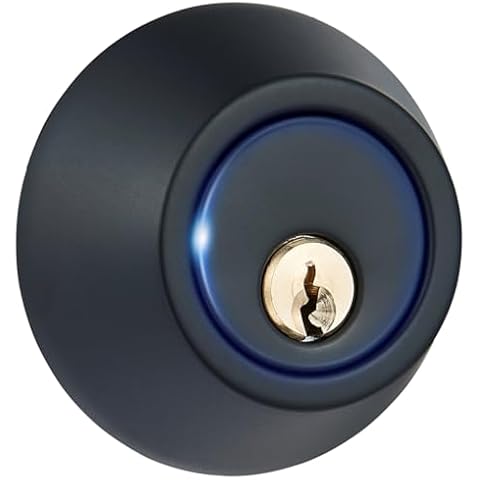 Forliggio All-New Deadbolt Door Lock Set, ANSI/BHMA Grade 3 Enhanced Security Entry Dead Bolt Level Door Locks for Exterior Front Doors, Black Cover