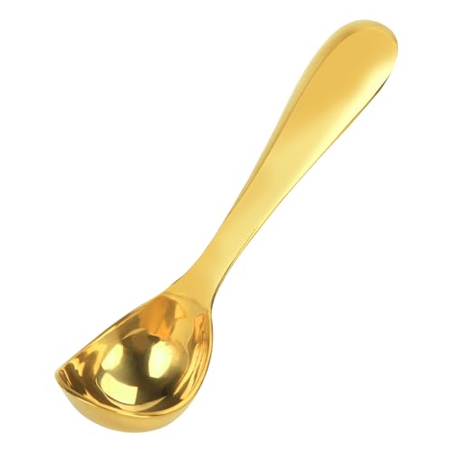 Snailhouse Ice Cream Scoop, Stainless Steel Heavy Duty Ice Cream Scooper Spoons for Gelato, Cookie Dough, Sorbet, Almond, Gold