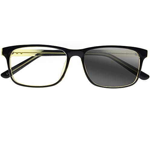 Men Women Rectangle Progressive Transition Photochromic Multifocal Reading Glasses Sun Reader2