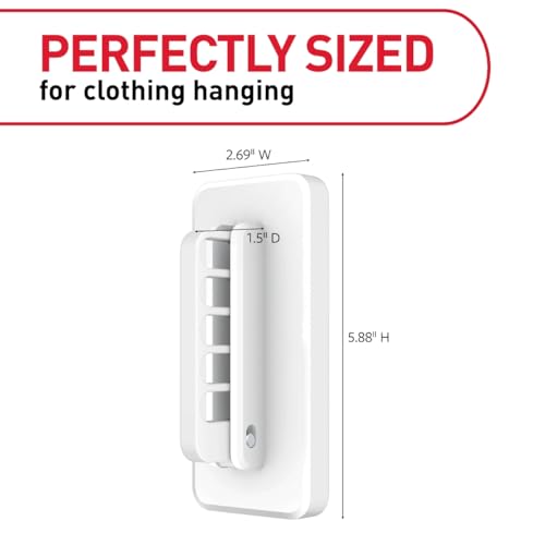 Command Folding Clothes Hanger, 1 Hook, 3 Strips - image 2