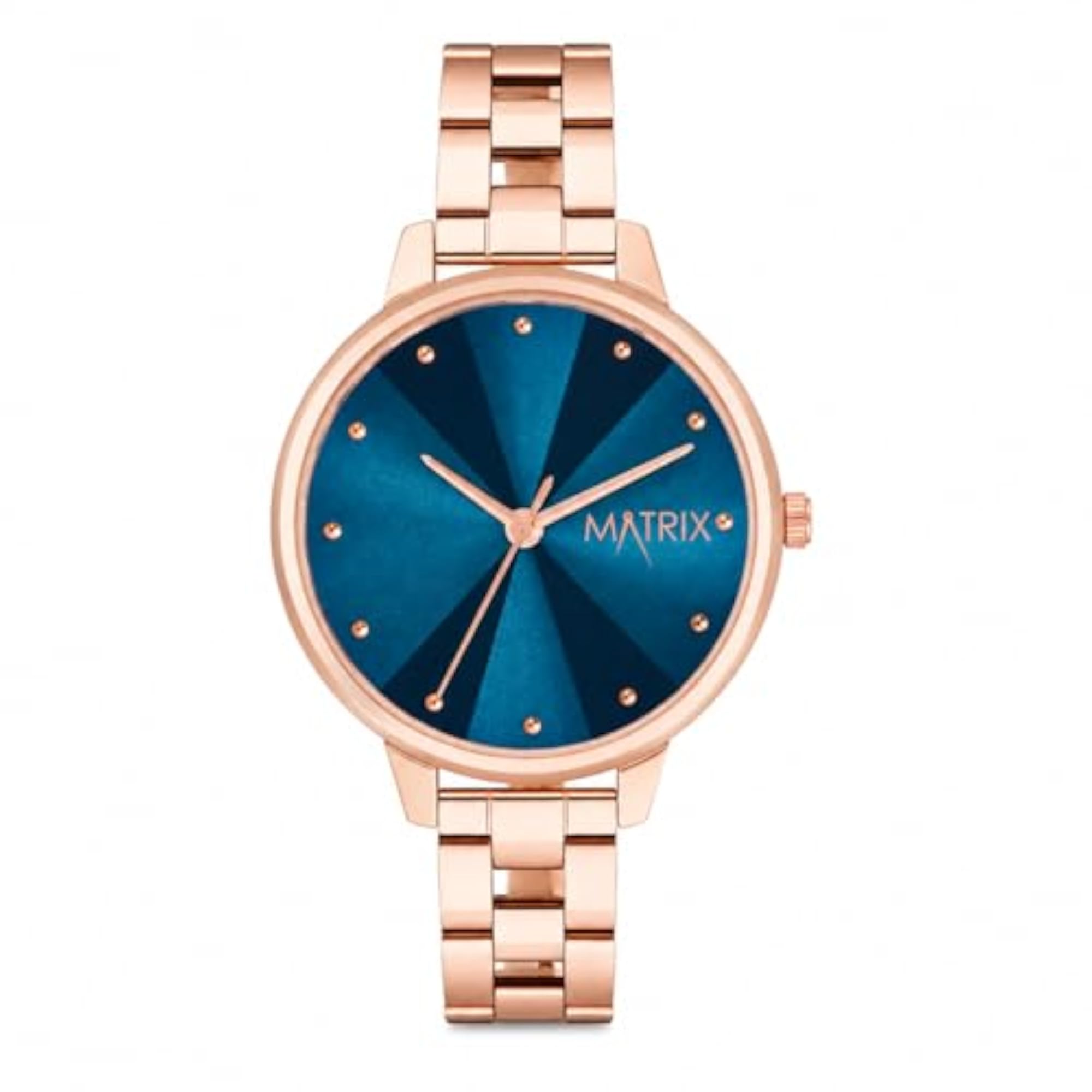 Women's Daisy Collection Analog Watch with Rose Gold Bracelet Strap