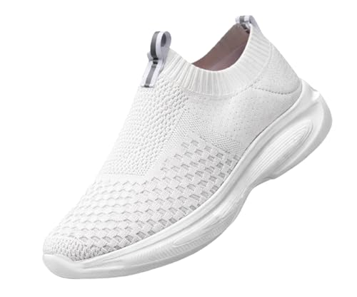 Image of Kraasa Trial Running Shoes with Lightweight Memory Insole | Breathable, Anti-Skid Knit Sneaker, Walking & Gym Shoes