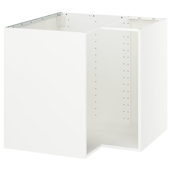 ProTuning HOMEMETOD Armario base esquinero, blanco, 88x60x80 cm