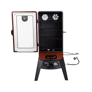 Pit Boss Grills PBV3G1 Vertical Smoker, Red Hammertone 684 sq inches (pack of 1) Pit Boss Grills PBV3G1 Vertical Smoker Red Hammertone 684 sq inches pack of 1