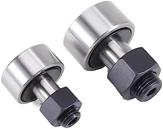 KZYIHVMY 1PC CF3/4/5/16/12-1/30 Bolt Type Roller Needle Roller Bearings CFFAN2.5-5/CFFANG3-6/ CFFANG4-8 Cam Follower Bearings Engine Parts(CF10=KR22PP M10x1.25) - 3