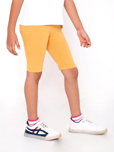 Image of TotzTouch Girls Cotton Stretchable Cycling Shorts | Girls Summer Shorts