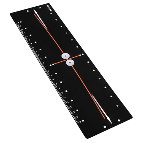 FINGER TEN Golf Putting Mat with Arc and Path for Right Left Handed, Golf Green Alignment Training Aid with Aim Target Easily Rolls Up Durable Lightweight Trainer for Indoor Outdoor (Putting Mat Arc)