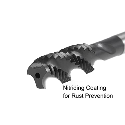 image for uxcell M10 x 1.5 Spiral Flute Thread Tap, Metric Machine Threading Tap