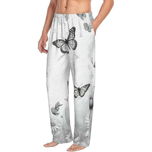 Pantalon de pyjama homme respirant et léger vêtement de nuit frais