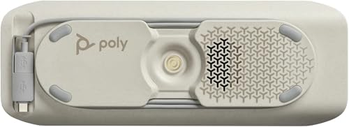 Poly by Plantronics - Sync 40+ Bluetooth Smart Speakerphone - Flexible Work Spaces - Connect to PC/Mac via Included BT600 Dongle & Smartphones via Bluetooth - Works with Teams (Certified), Zoom & more