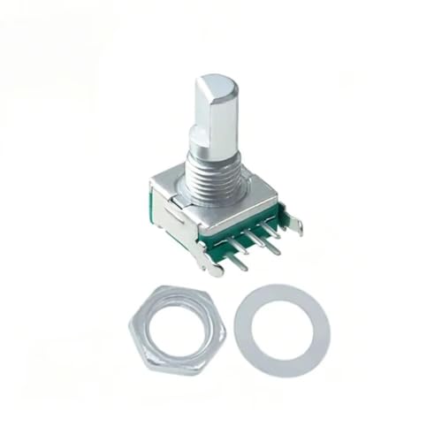 Encodeur rotatif EC11 potentiomètre numérique audio 360 degrés interrupteur demi-axe 15mm 5 pièces