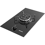 SUGGAR COOKTOP VIDRO PRETO 1 QUEIMADOR ESMALTADO TRIPLA CHAMA FG0101AVP